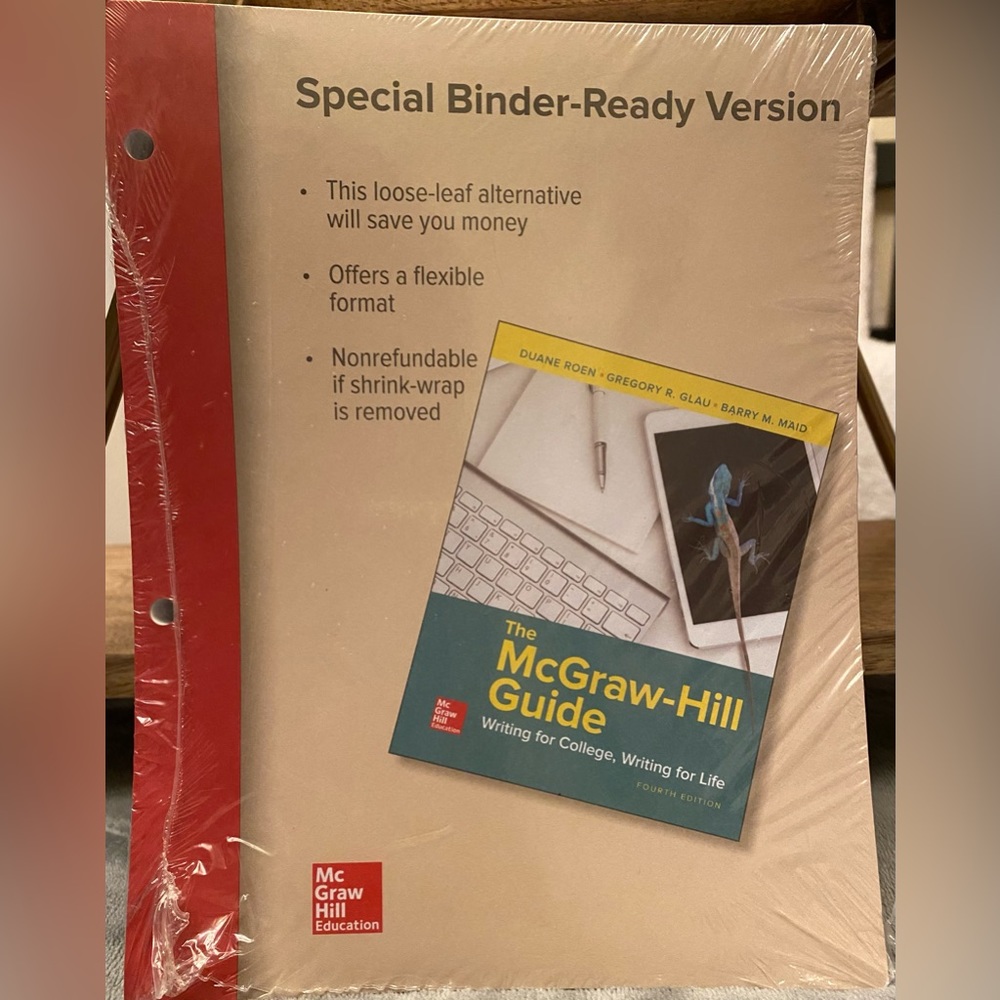 McGraw-HillWriting for College, Writing for Life 4e Loose Leaf; No Access Card